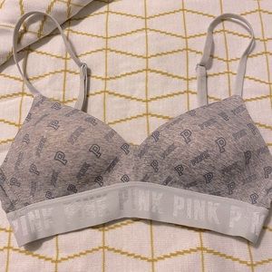 Last chance‼️PINK wear everywhere wireless bra, 32B, lightly lined